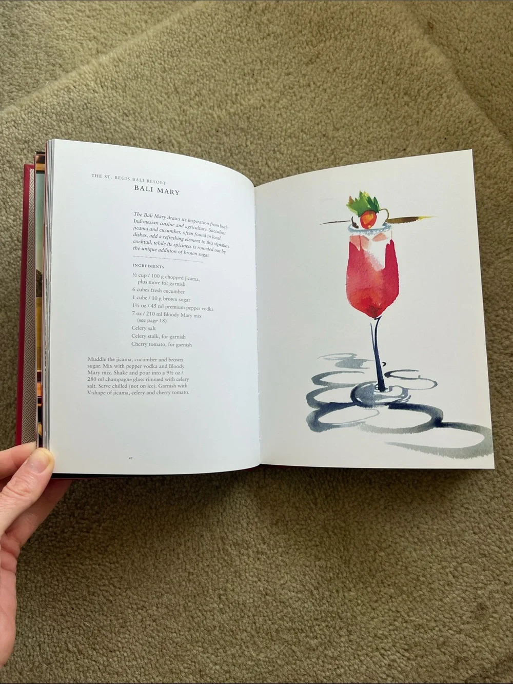 St. Regis Signature Cocktail Hardcover Book The Bloody Mary